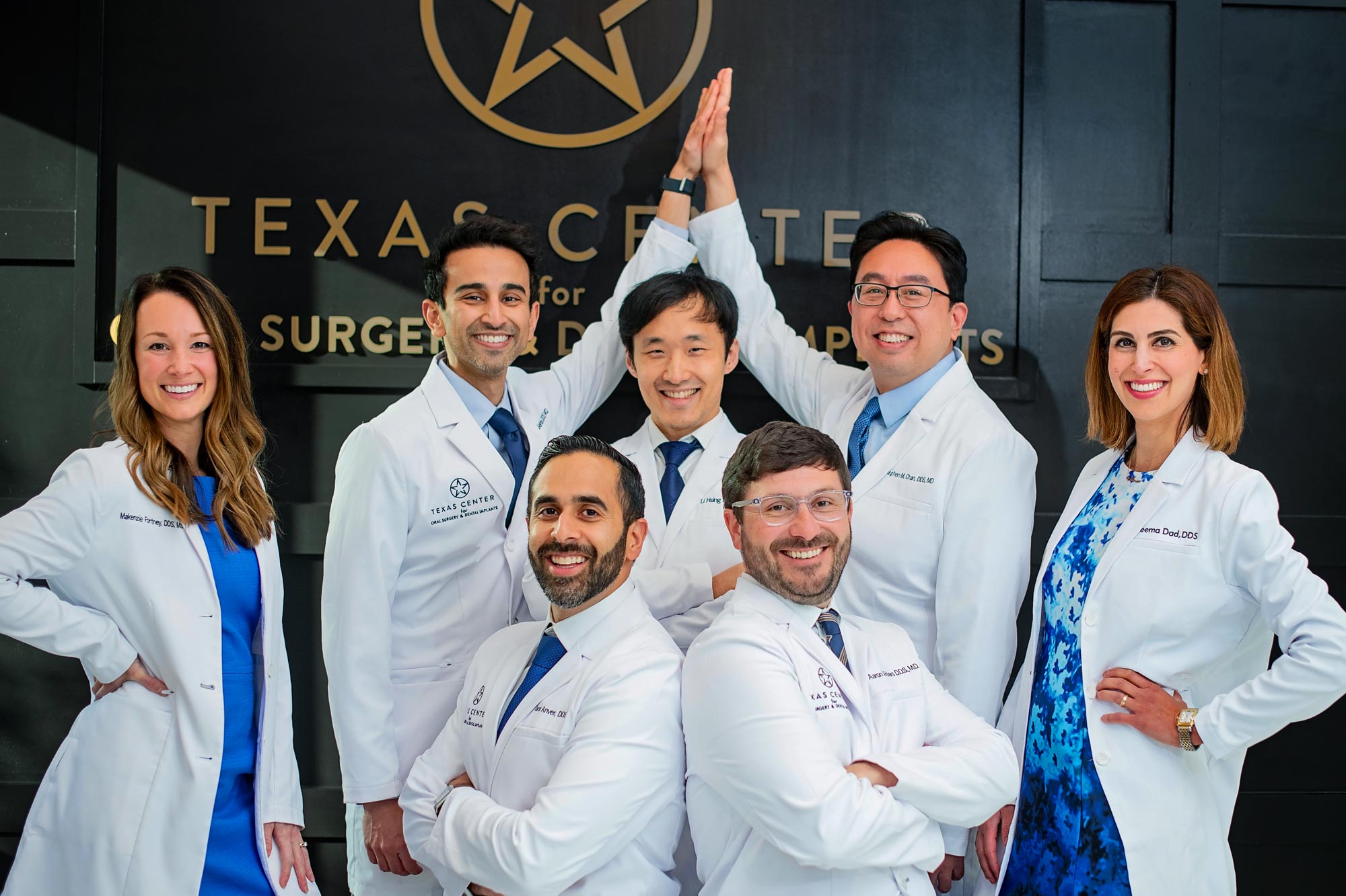 All Doctors Together At The Texas Center For Oral Surgery & Dental Implants