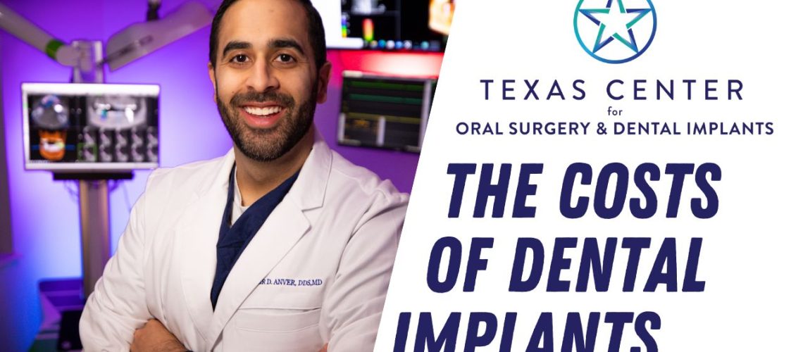 Dr. Anver Posing For A Video On Where He Explains About The Potential Cost Of Dental Implants