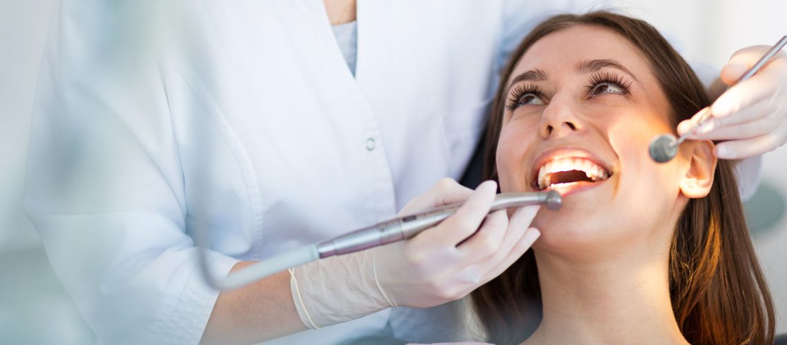dental patient undergoing procedure